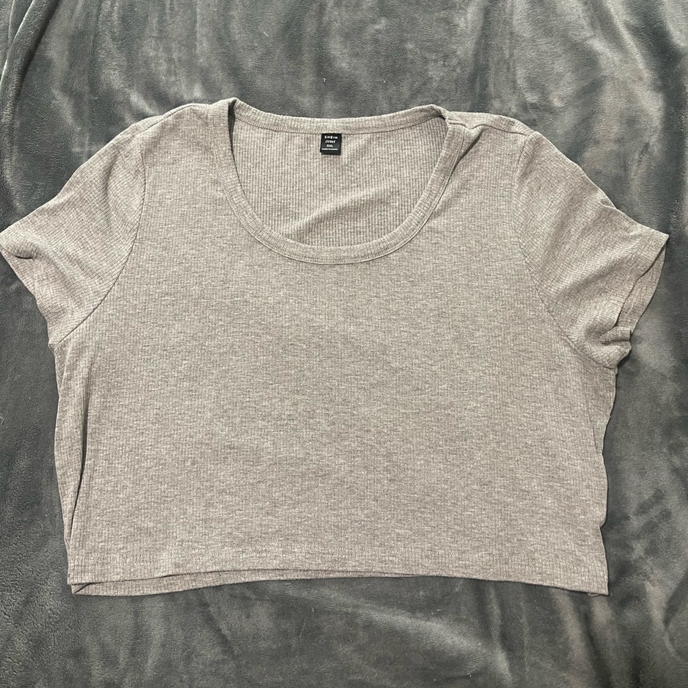 Ribbed crop top
